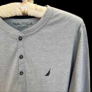 NAUTICA Sleep shirt|long sleeve|small